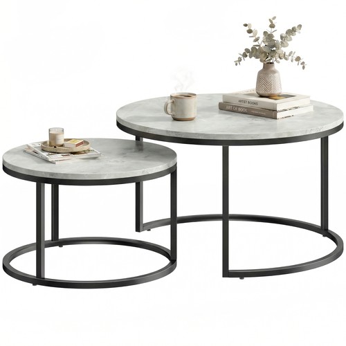 Couchtisch rund 2er set - 2er,