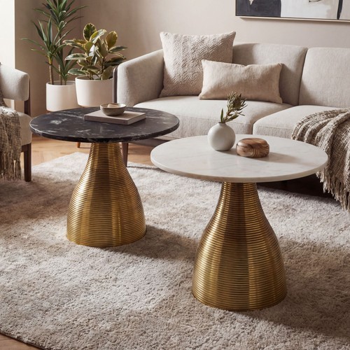 Couchtisch 60cm mit - , marmor