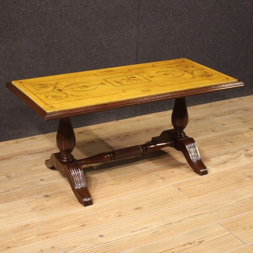 Couchtisch holz marmorplatte - couchtisch,