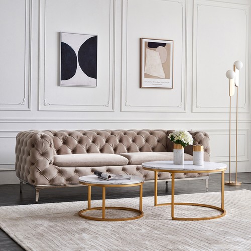 2er set couchtisch marmor - set, couchtisch,