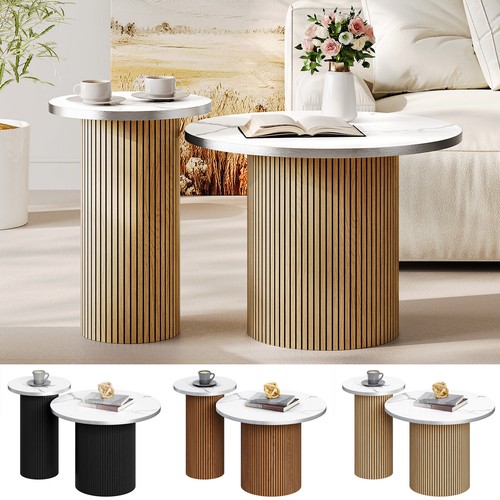 Runder couchtisch set 2 - couchtisch,