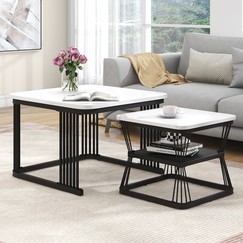 Couchtisch 2er set quad - couchtisch,