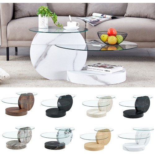 Rund couchtisch glas - rund,